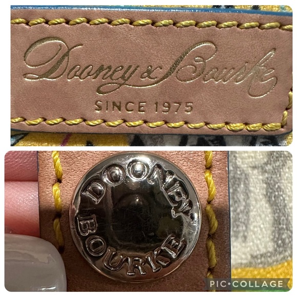 Dooney & Bourke Yellow Mickey Mouse Tinkerbell Disney Parks Sketch Crossbody Bag - Picture 7 of 16